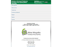 Tablet Screenshot of bip.mimowszystko.org