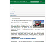 Tablet Screenshot of kilimandzaro.mimowszystko.org